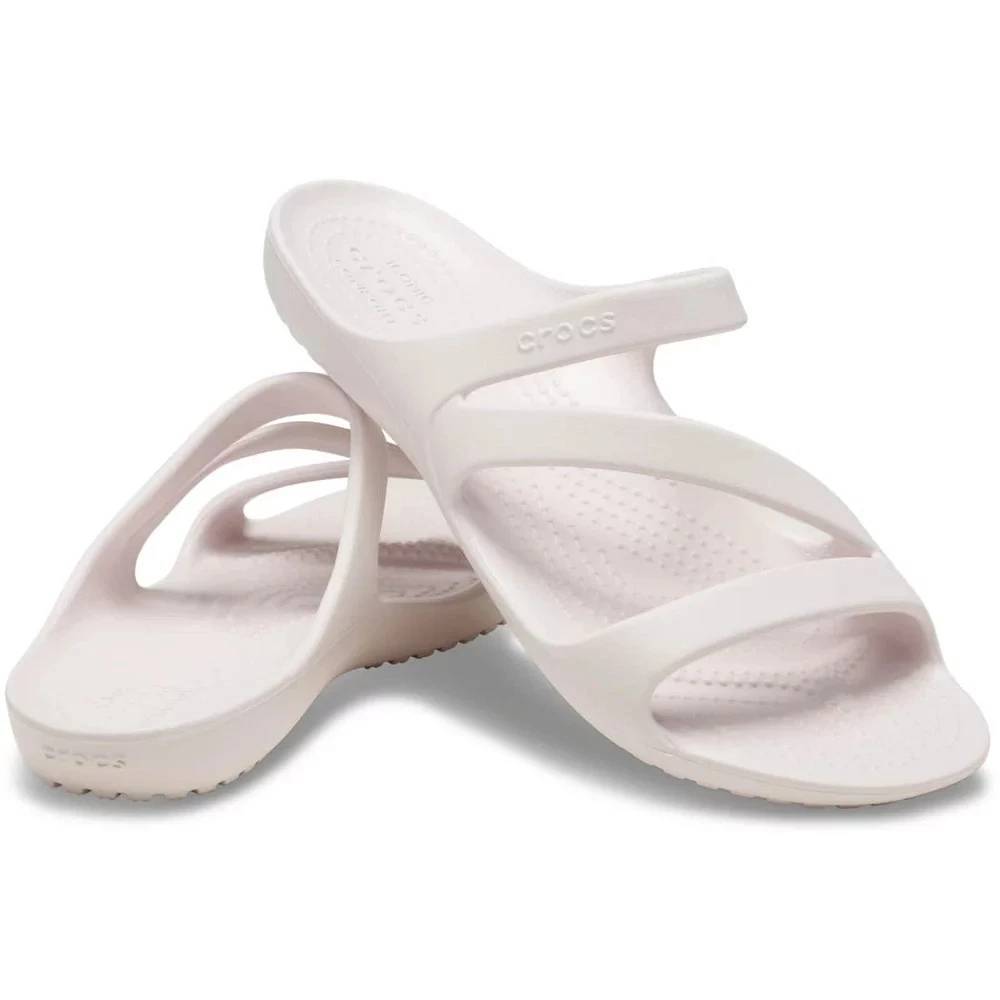 NWT! Crocs Women's Kadee II Sandals 6 Barely Pink 206756-6PI Size W6 Shoes
